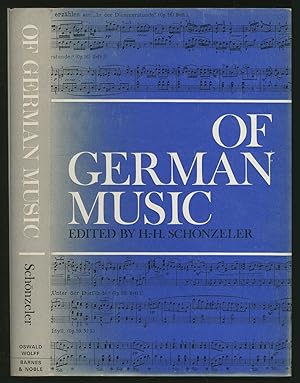 Bild des Verkufers fr Of German Music: A Symposium zum Verkauf von Between the Covers-Rare Books, Inc. ABAA