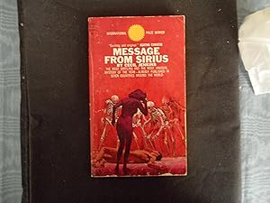 Imagen del vendedor de Message From Sirius a la venta por W. R. Slater - Books