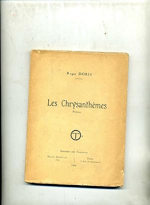 LES CHRYSANTHEMES. Poèmes.