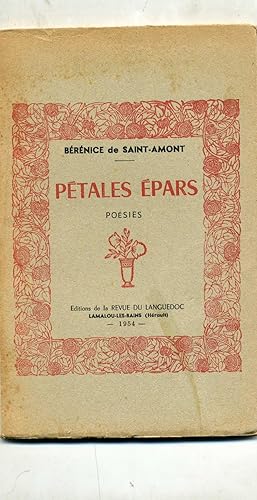 PÉTALES ÉPARS. Poésies.