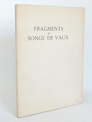 Fragments du Songe de Vaux, avec un tableau final de Pierre-Louis Matthey.