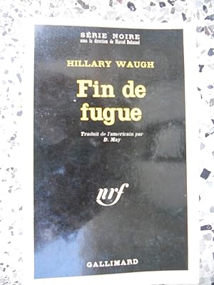 Image du vendeur pour Fin de fugue mis en vente par Frederic Delbos