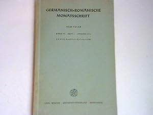 Imagen del vendedor de Paul Claudel. - in: 1.Heft 1956 - Germanisch-Romanische Monatsschrift. a la venta por books4less (Versandantiquariat Petra Gros GmbH & Co. KG)
