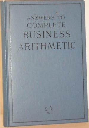 Answers to Business Arithmetic