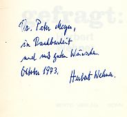 Gefragt: Herbert Wehner.