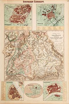 Bild des Verkufers fr Southern States of Germany comprising Bavaria, Wurtemburg, Baden, Nassau, Darmstadt, Coburg. zum Verkauf von Peter Harrington.  ABA/ ILAB.