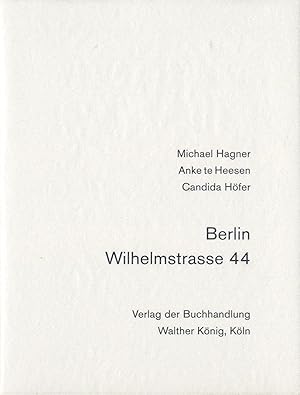 Image du vendeur pour Candida Hfer: Berlin Wilhelmstrasse 44 mis en vente par Vincent Borrelli, Bookseller