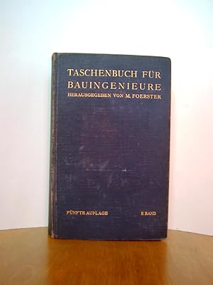 Seller image for Taschenbuch fr Bauingenieure II.Band for sale by Antiquarische Bcher Schmidbauer