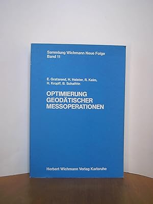 Bild des Verkufers fr Optimierung geodtischer Messoperationen zum Verkauf von Antiquarische Bcher Schmidbauer