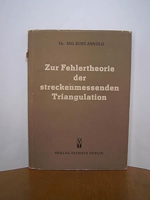 Zur Fehlertheorie der streckenmessenden Triangultion