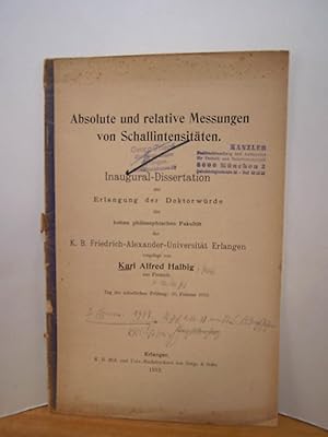 Absolute und relative Messungen von Schallintensitäten