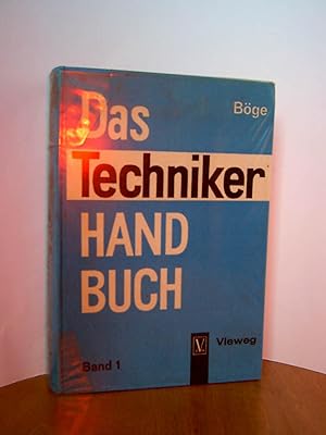 Bild des Verkufers fr Das Techniker-Handbuch Band 1 zum Verkauf von Antiquarische Bcher Schmidbauer