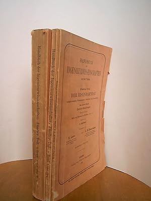 Seller image for Handbuch der Ingenieurwissenschaften. V. Teil: Der Eisenbahnbau. Ausgenommen Vorarbeiten, Unterbau und Tunnelbau. VI. Band: Betriebseinrichtungen. I. - III. Lieferung und IV. Abteilung (XII. Kapitel) for sale by Antiquarische B�cher Schmidbauer