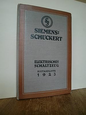 Elektrisches Schaltzeug S-Standliste 1923