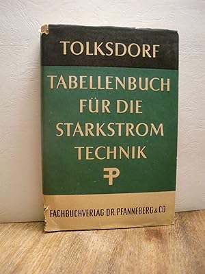 Seller image for Tabellenbuch fr die Starkstromtechnik for sale by Antiquarische Bcher Schmidbauer