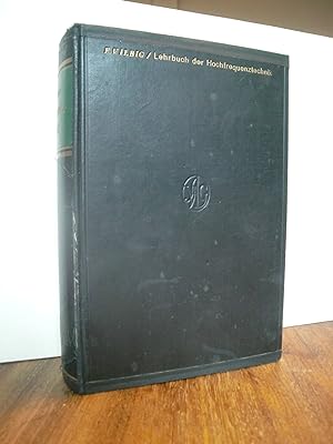 Image du vendeur pour Lehrbuch der Hochfrequenztechnik mis en vente par Antiquarische Bcher Schmidbauer