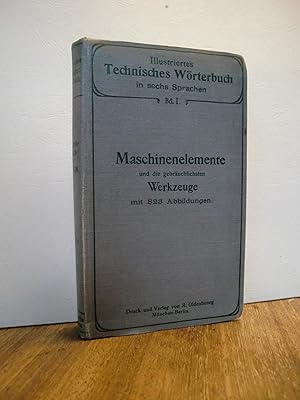Illustriertes technisches Wörterbuch in sechs Sprachen: Deutsch, Englisch, Französisch, Russisch,...
