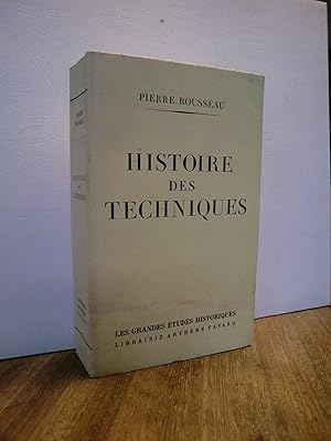 Histoire des Techniques