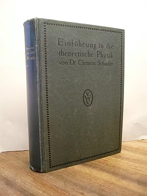 Bild des Verkufers fr Einfhrung in die theoretische Physik in zwei Bnden, Erster Band: Mechanik materieller Punkte, Mechanik starrer Krper und Mechanik der Kontinua (Elastizitt und Hydrodynamik) zum Verkauf von Antiquarische Bcher Schmidbauer