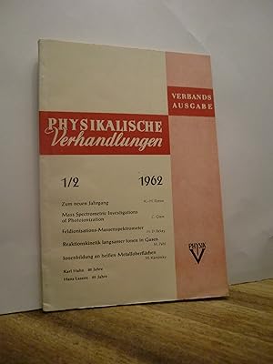 Physikalische Verhandlungen - 1/2 - 1962
