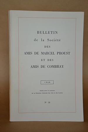 Seller image for Bulletin Marcel Proust, n 18 for sale by Librairie Raimbeau