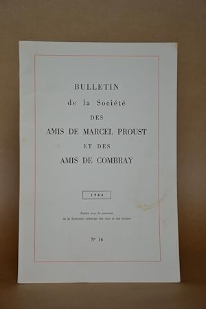 Seller image for Bulletin Marcel Proust, n 16 for sale by Librairie Raimbeau