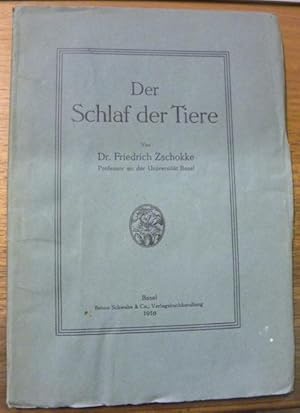 Seller image for Der Schlaf der Tiere. for sale by Bouquinerie du Varis