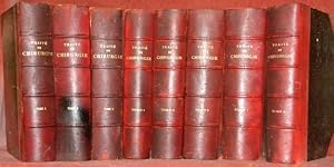 Bild des Verkufers fr Trait de chirurgie. 2e Edition entirement refondue. 8 volumes. zum Verkauf von Bouquinerie du Varis