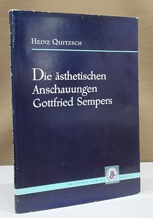 Seller image for Die sthetischen Anschauungen Gottfried Sempers. for sale by Dieter Eckert