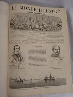 Le Monde illustré, journal hebdomadaire. Tome XV, second semestre complet 1864. Du n°377 du 2 jui...
