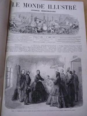 Le Monde illustré, journal hebdomadaire. Tome XVII, second semestre complet 1865. Du n°429 du 1er...