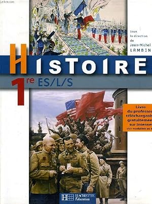 Immagine del venditore per HISTOIRE, 1re ES, L, S venduto da Le-Livre
