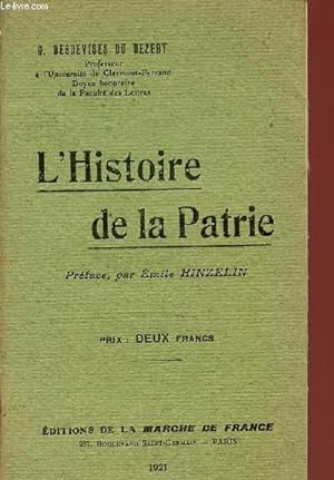Bild des Verkufers fr L'HISTOIRE DE LA PATRIE. zum Verkauf von Le-Livre