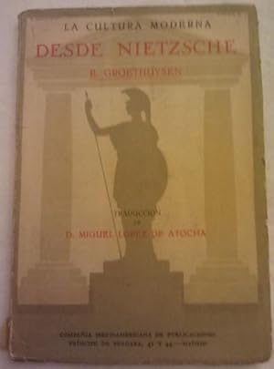 Imagen del vendedor de Desde Nietzsche. a la venta por Aaromadelibros