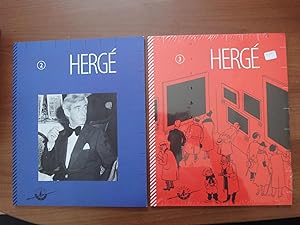 Bild des Verkufers fr Set of 2 Tintin related books from Studios Herge (in French) - Volumes #2 and #3 zum Verkauf von CKR Inc.