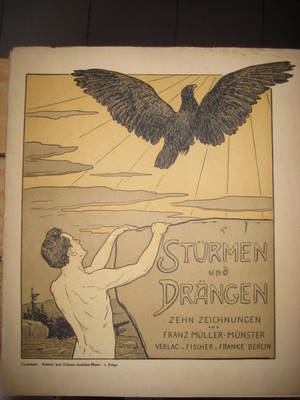 Bild des Verkufers fr Strmen und Drngen (Zehn Zeichnungen) zum Verkauf von ANTIQUARIAT H. EPPLER