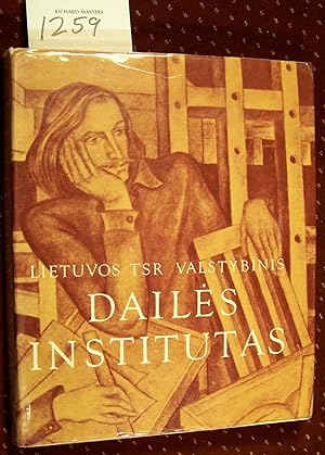 Image du vendeur pour Lietuvos TSR Valstybinis Dailes Institutas mis en vente par THE BOOK VAULT
