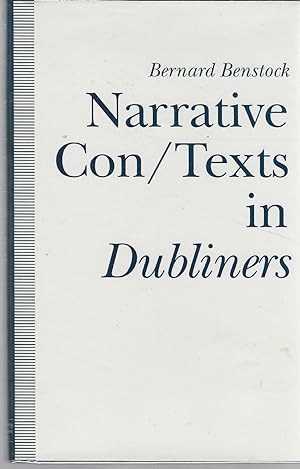 Seller image for Narrative Con/texts in "Dubliners" for sale by Dorley House Books, Inc.