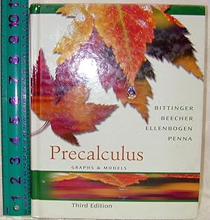 Bild des Verkufers fr Precalculus: Graphs & Models 3rd Ed. zum Verkauf von Crystal Palace Antiques