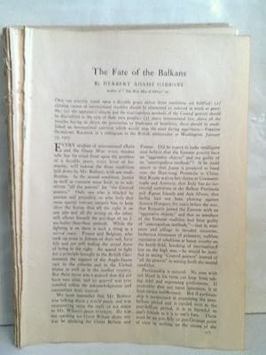 Seller image for The Fate Of The Balkans for sale by Legacy Books II