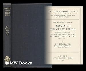 Imagen del vendedor de Judaism in the Greek period : from the rise of Alexander the Great to the intervention of Rome (333-63 B.C.) a la venta por MW Books