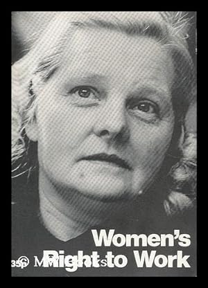 Bild des Verkufers fr Women's right to work zum Verkauf von MW Books