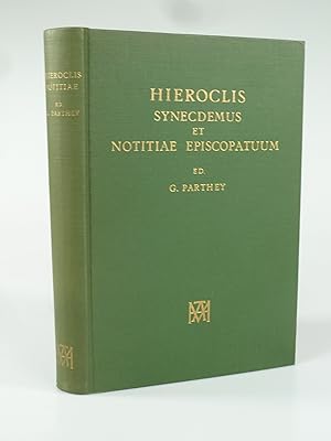 Bild des Verkufers fr Hieroclis synecdemus et notitiae Graecae episcopatuum. zum Verkauf von Antiquariat Dorner