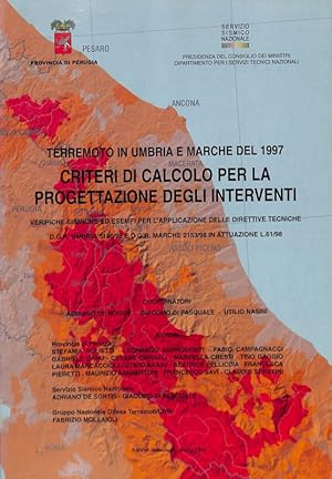 Terremoto in Umbria e Marche del 1997. Criteri di calcolo per la progettazione degli interventi