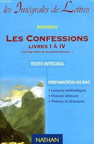 Image du vendeur pour LES CONFESSIONS, LIVRES I  IV mis en vente par Le-Livre