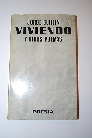 Imagen del vendedor de Viviendo y Otros Poemas. a la venta por BALAGU LLIBRERA ANTIQURIA