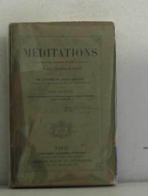 Seller image for Mditations a l'usage du clerg et de fidles tome II for sale by crealivres