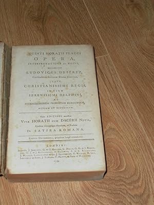 Bild des Verkufers fr Opera, Interpretatione et Notis, Illustravit Ludovicus Desprez, Cardinalitius Socius Ac Rhetor Emeritus, Jussu Christianissimi Regis, in Usum Serenissimi Delphini, Ac Serenissimorum Principum Burgundiae zum Verkauf von Dublin Bookbrowsers