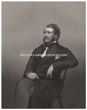 Seller image for A fine original antique engraved portrait of Captain William Harrison, engraved on steel by D.J. Pound from a photograph by Mayall of Regent Street. for sale by Bristow & Garland