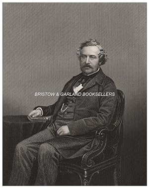 Seller image for A fine original antique engraved portrait of Martin Farquhar Tupper, engraved on steel by D.J. Pound from a photograph by Mayall of Regent Street. for sale by Bristow & Garland